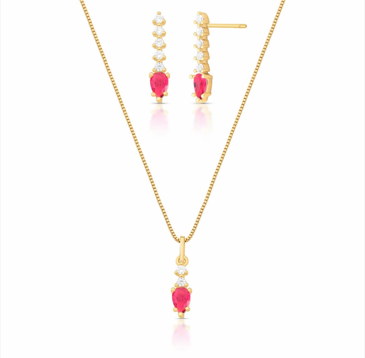 Conjunto ponto rubi